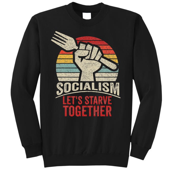 Retro Vintage Anti Communism Anti Socialism Sweatshirt