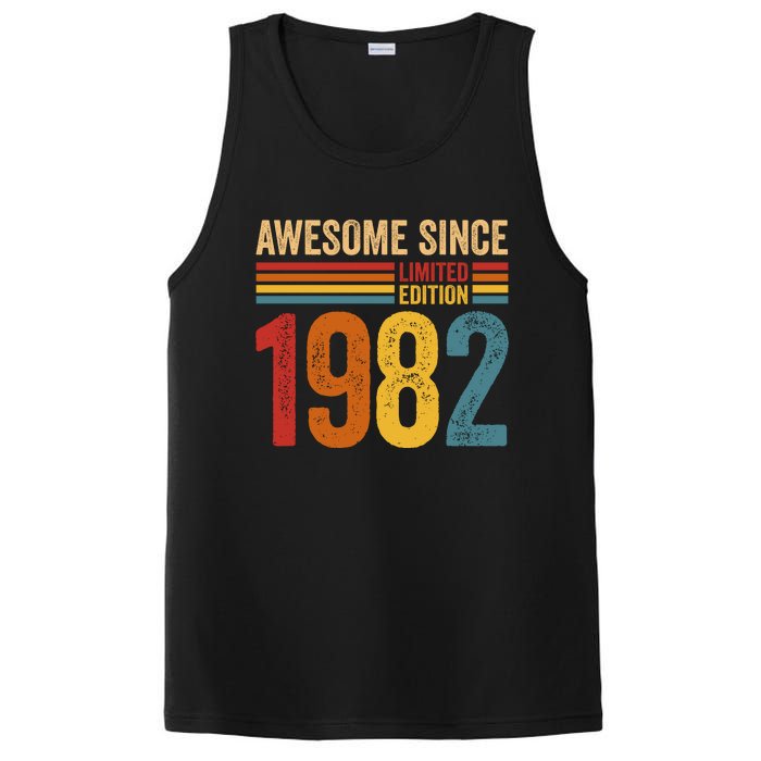 Retro Vintage Awesome Since 1982 Limited Edition PosiCharge Competitor Tank