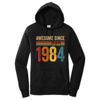 Retro Vintage Awesome Since 1984 Limited Edition Women's Pullover Hoodie