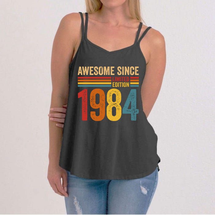 Retro Vintage Awesome Since 1984 Limited Edition Women's Strappy Tank