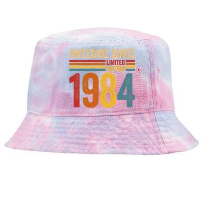 Retro Vintage Awesome Since 1984 Limited Edition Tie-Dyed Bucket Hat