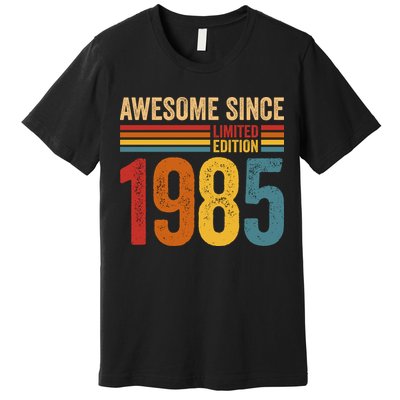 Retro Vintage Awesome Since 1985 Limited Edition Premium T-Shirt