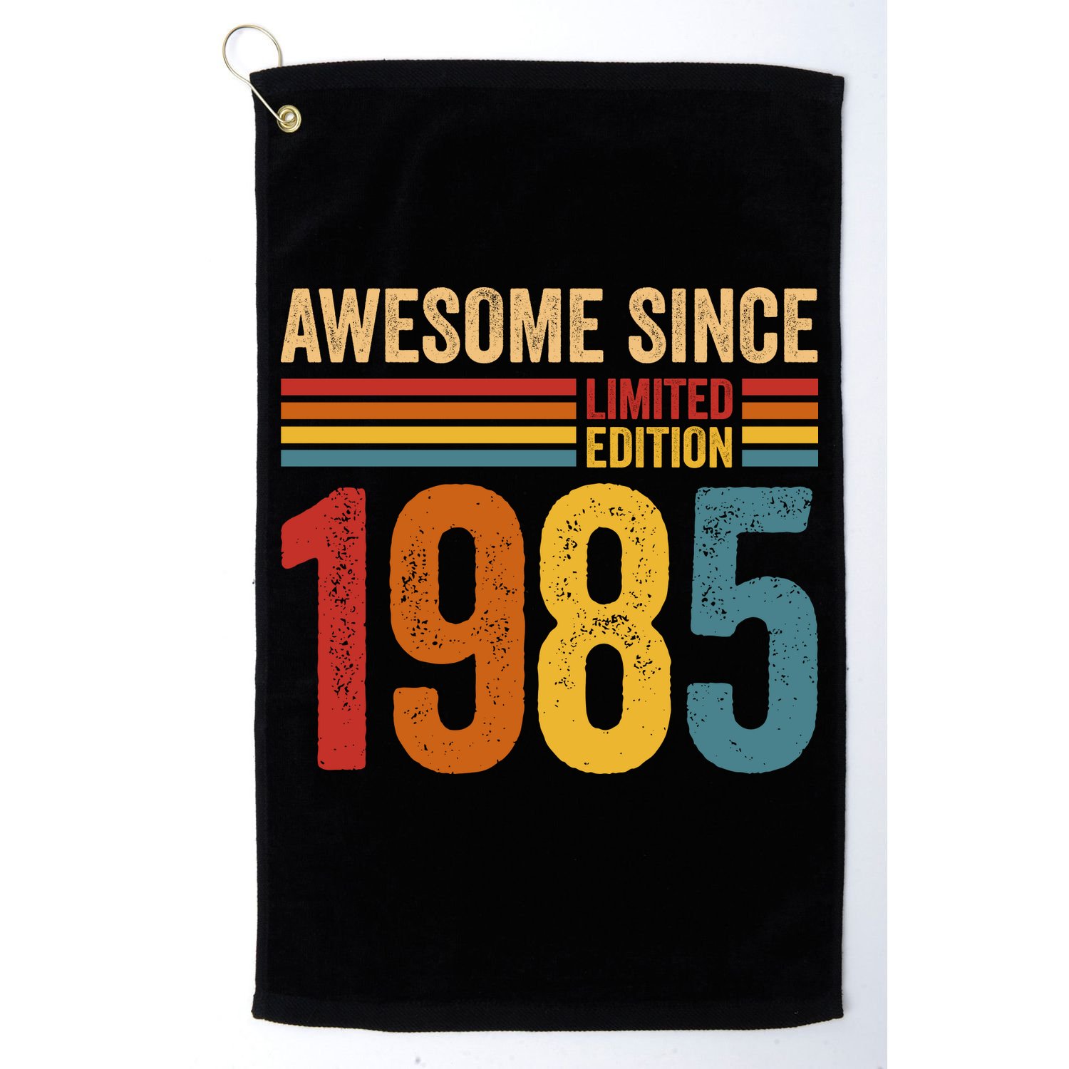 Retro Vintage Awesome Since 1985 Limited Edition Golf Towel