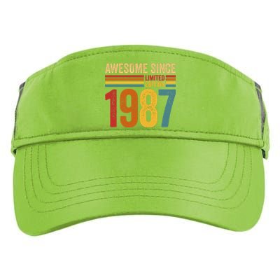 Retro Vintage Awesome Since 1987 Limited Edition Adult Drive Performance Visor