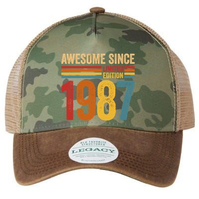 Retro Vintage Awesome Since 1987 Limited Edition Legacy Tie Dye Trucker Hat