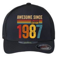 Retro Vintage Awesome Since 1987 Limited Edition Flexfit Unipanel Trucker Cap