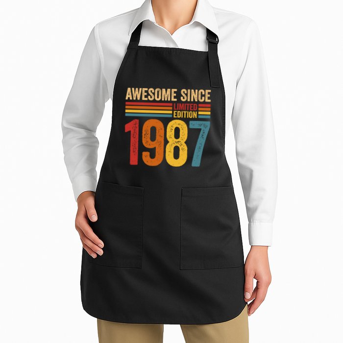 Retro Vintage Awesome Since 1987 Limited Edition Apron