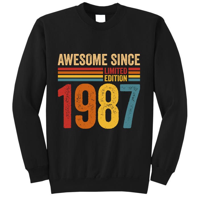 Retro Vintage Awesome Since 1987 Limited Edition Sweatshirt