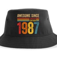 Retro Vintage Awesome Since 1987 Limited Edition Sustainable Bucket Hat