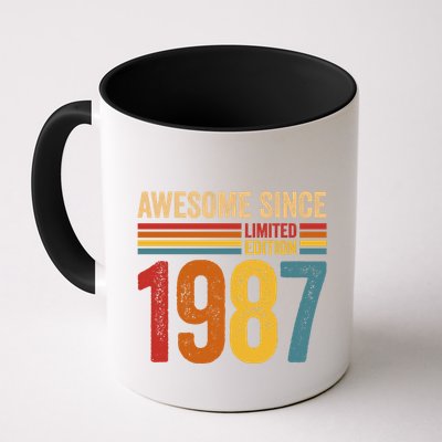 Retro Vintage Awesome Since 1987 Limited Edition Mug