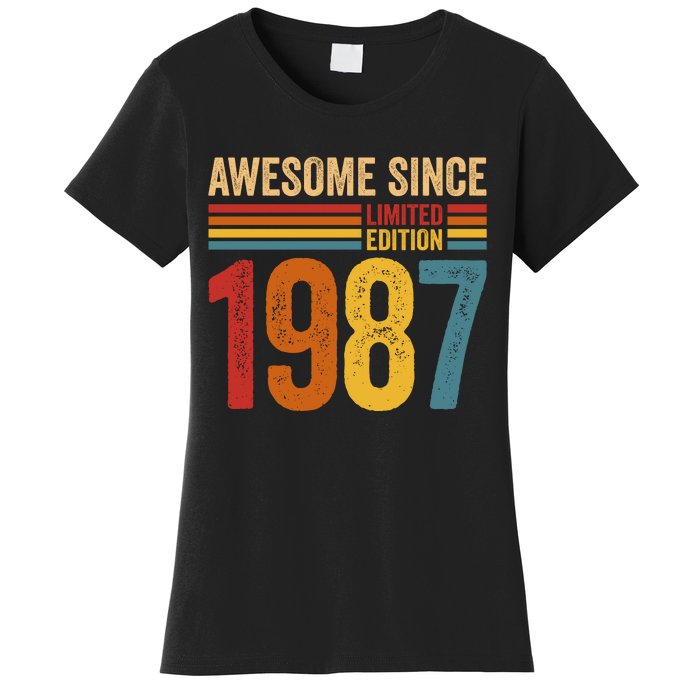 Retro Vintage Awesome Since 1987 Limited Edition Women's T-Shirt