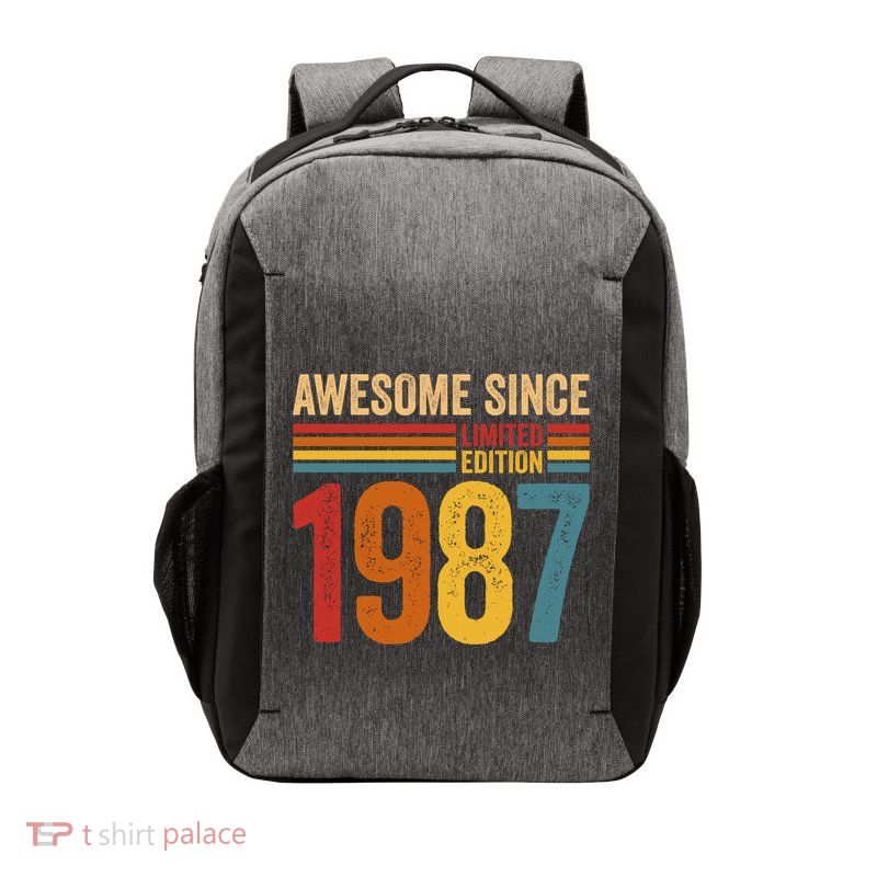 Retro Vintage Awesome Since 1987 Limited Edition Vector Backpack