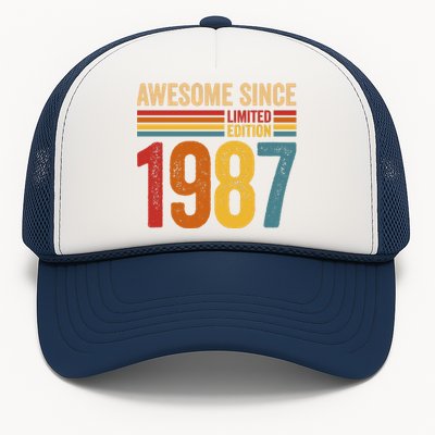 Retro Vintage Awesome Since 1987 Limited Edition Trucker Hat