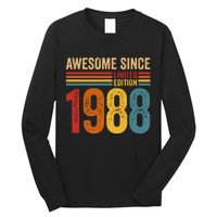 Retro Vintage Awesome Since 1988 Limited Edition Long Sleeve Shirt