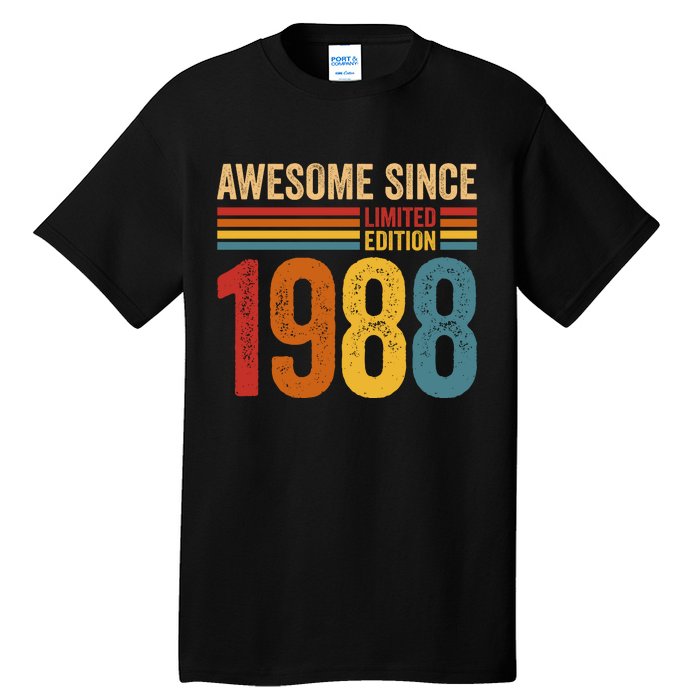 Retro Vintage Awesome Since 1988 Limited Edition Tall T-Shirt