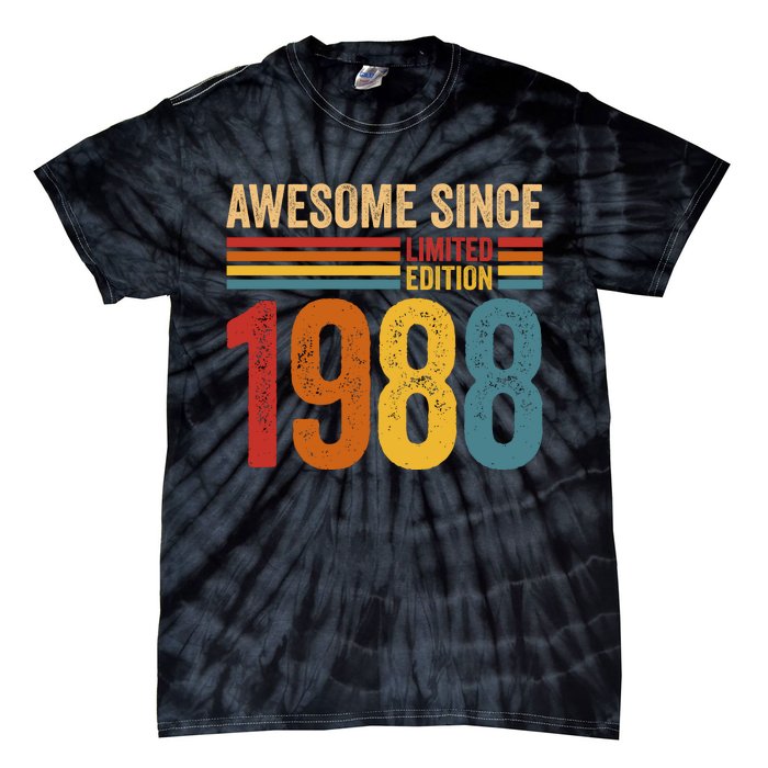 Retro Vintage Awesome Since 1988 Limited Edition Tie-Dye T-Shirt