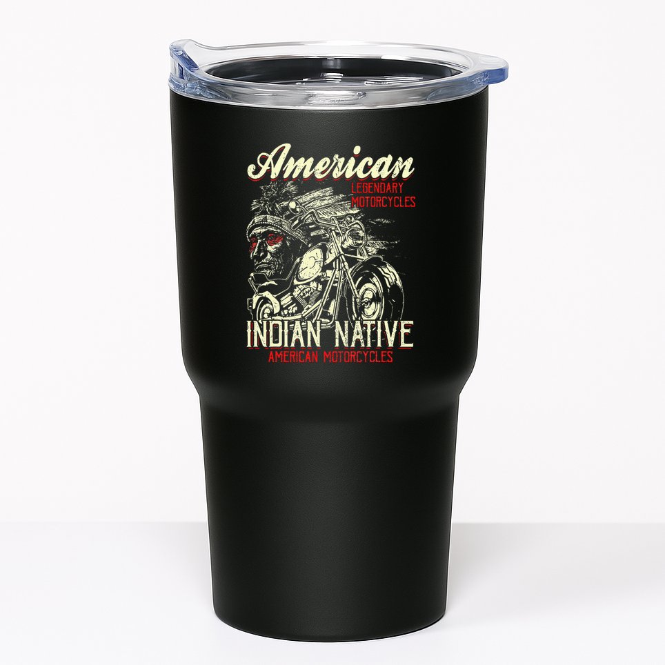 Retro Vintage American For Old Biker Tumbler