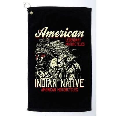 Retro Vintage American For Old Biker Golf Towel
