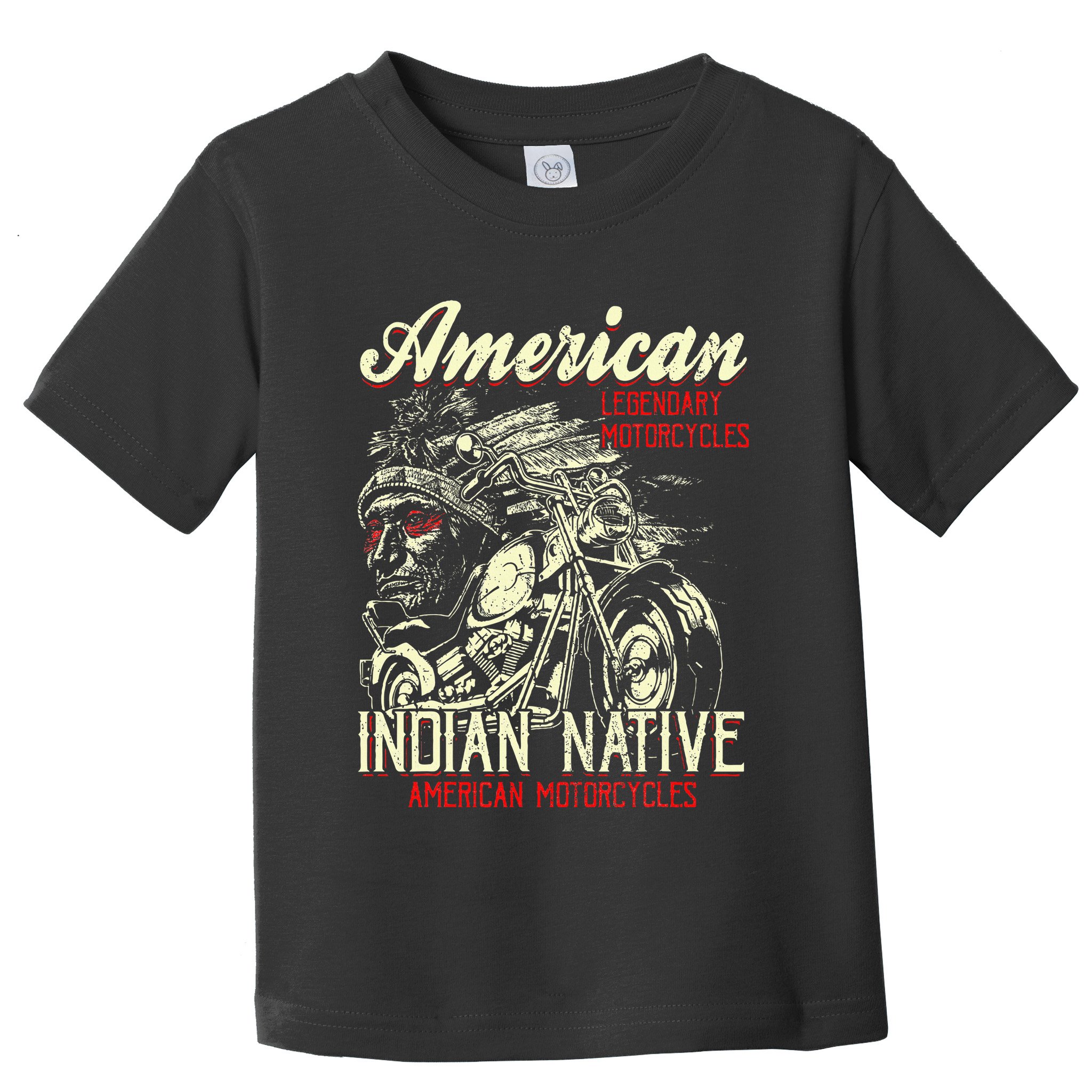 Retro Vintage American For Old Biker Toddler T-Shirt