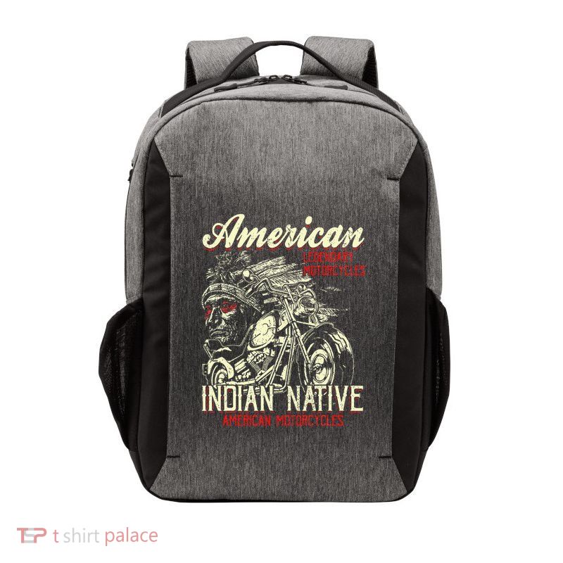 Retro Vintage American For Old Biker Vector Backpack