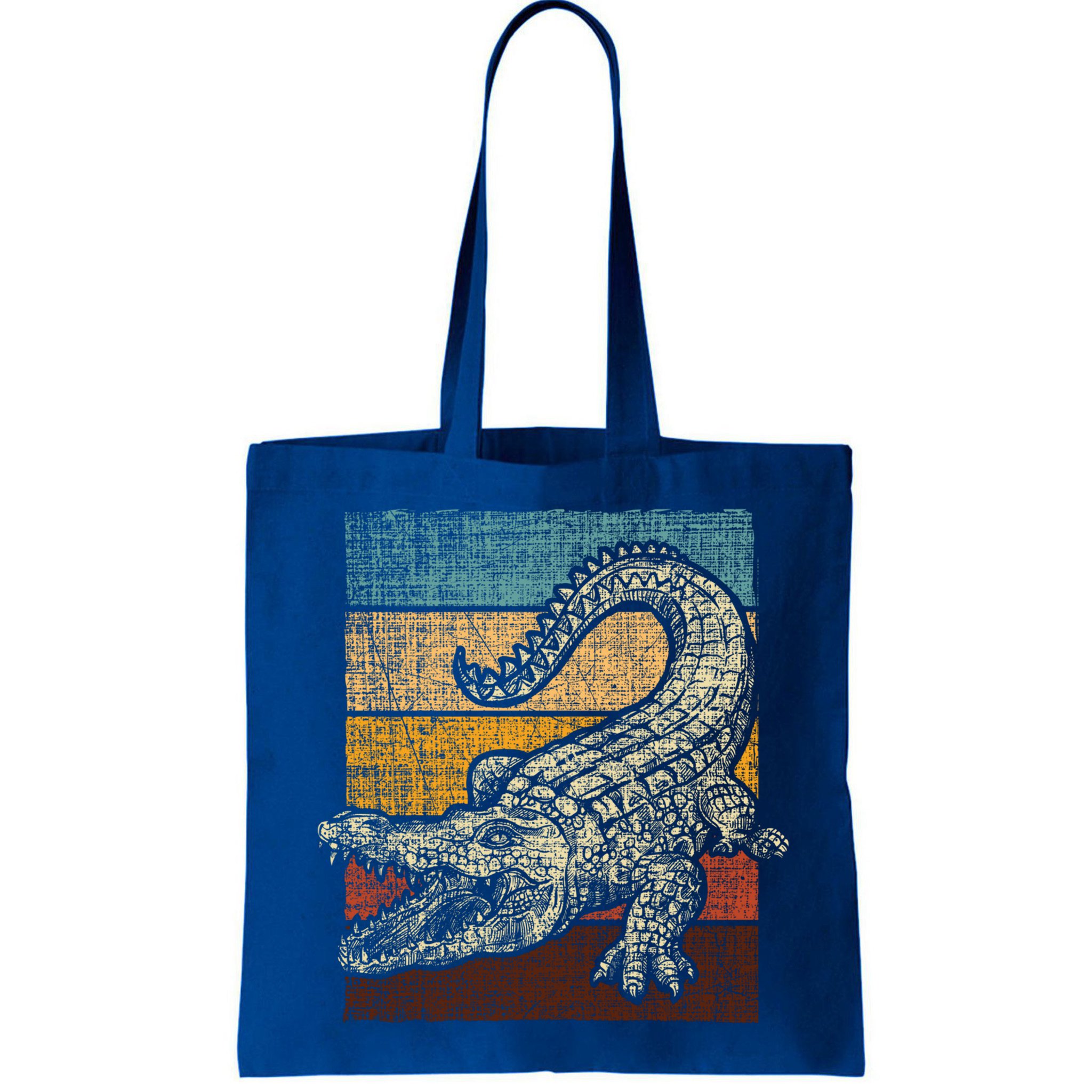 Retro Vintage Alligator Gator Crocodile Zoo Animal Lover Gift Bag