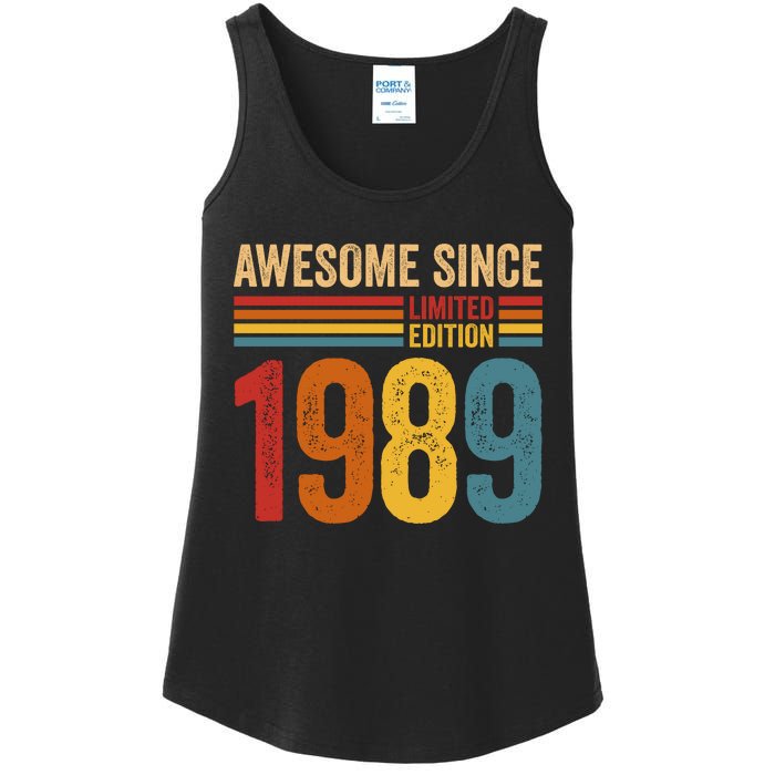 Retro Vintage Awesome Since 1989 Limited Edition Ladies Essential Tank