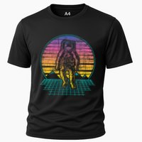 Retro Vintage Astronaut Spaceman Universe Planets Galaxy Performance Shirt