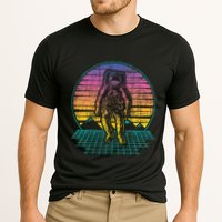 Retro Vintage Astronaut Spaceman Universe Planets Galaxy Performance Shirt