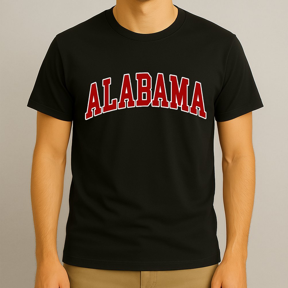 Retro Vintage Alabama AL United States Varsity Style T-Shirt