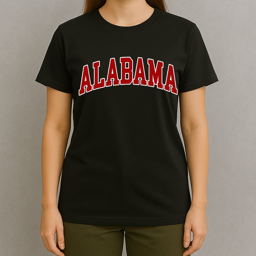 Retro Vintage Alabama AL United States Varsity Style T-Shirt