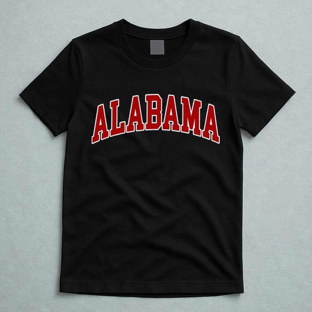Retro Vintage Alabama AL United States Varsity Style T-Shirt
