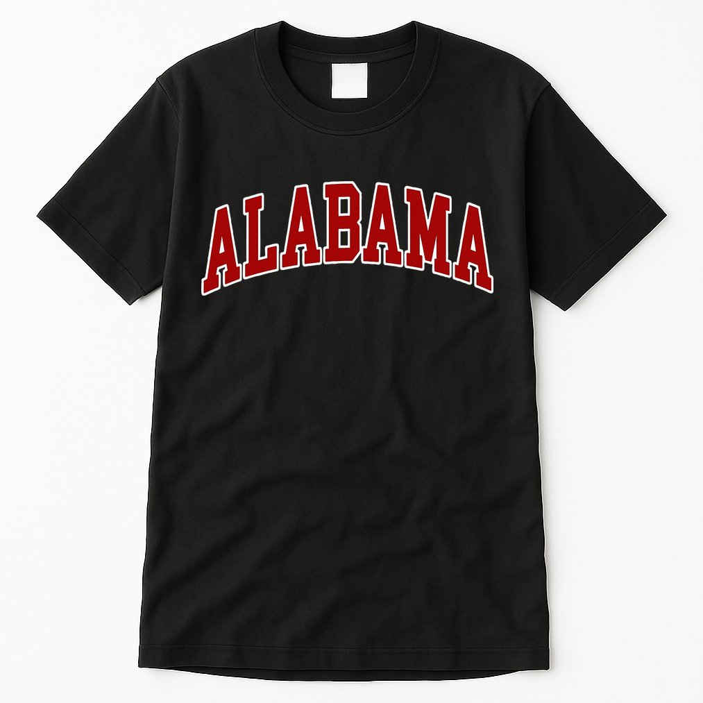 Retro Vintage Alabama AL United States Varsity Style Tall T-Shirt