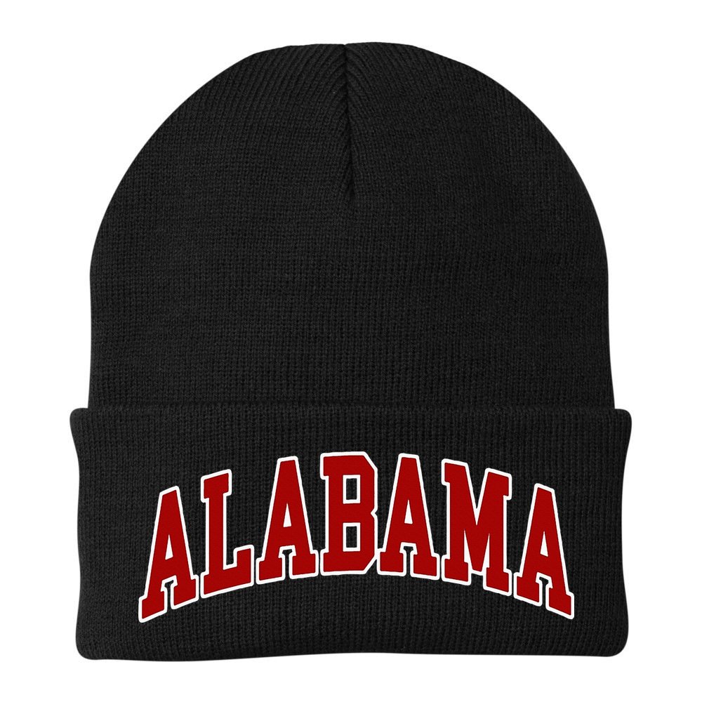 Retro Vintage Alabama AL United States Varsity Style Beanie