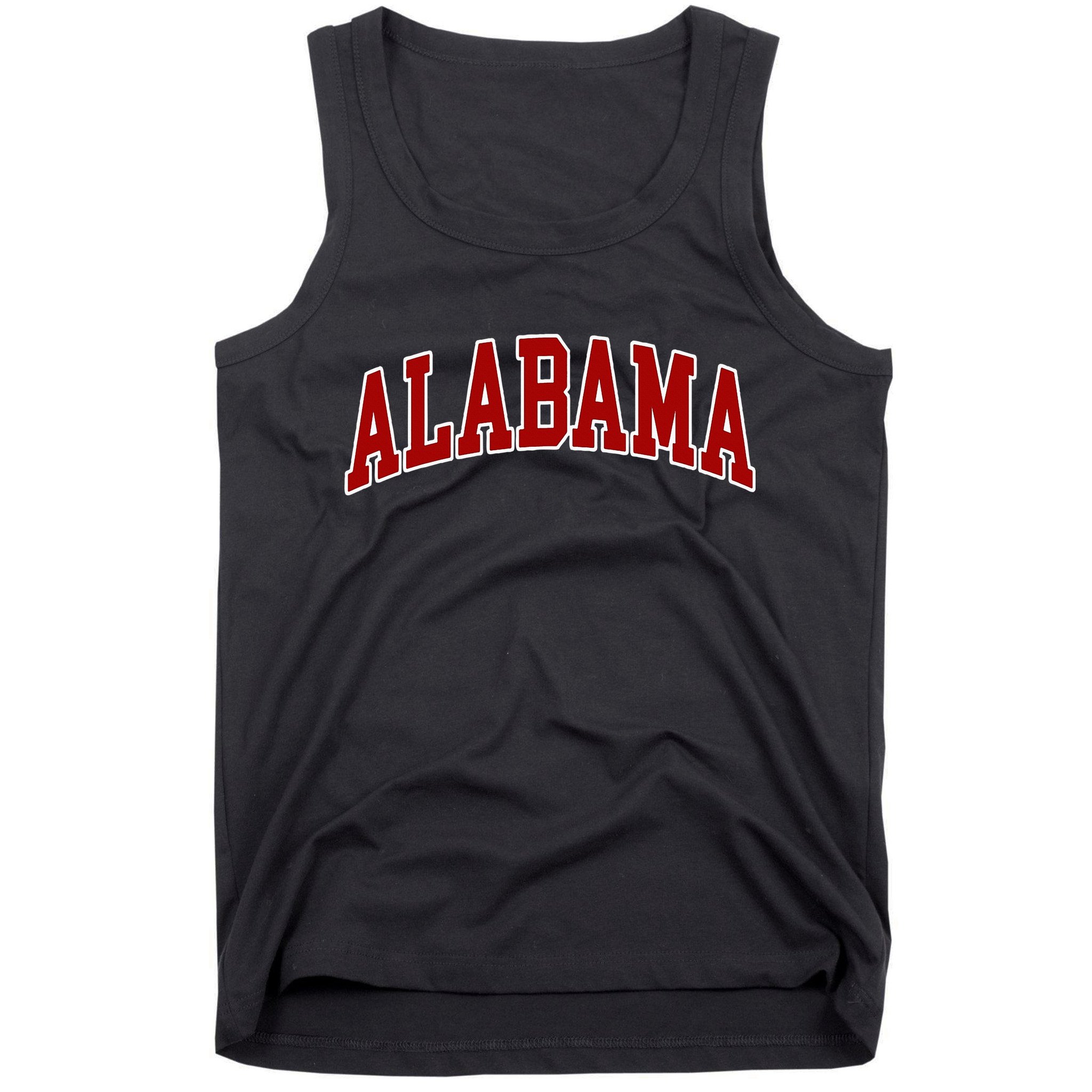 Retro Vintage Alabama AL United States Varsity Style Tank Top
