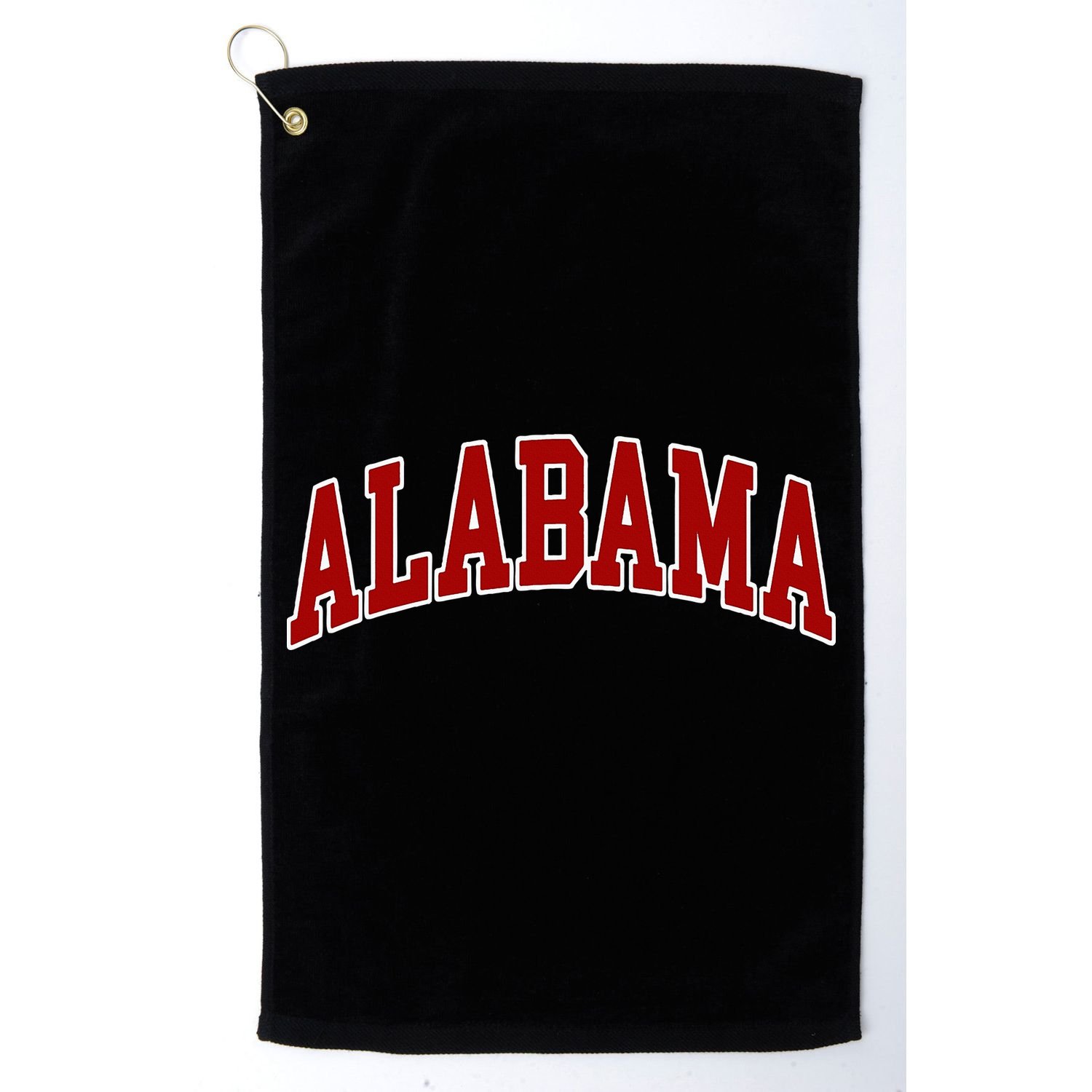 Retro Vintage Alabama AL United States Varsity Style Golf Towel