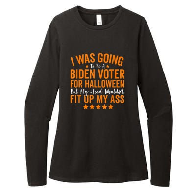 Republicans Voter Anti Joe Biden Halloween Costume Womens CVC Long Sleeve Shirt