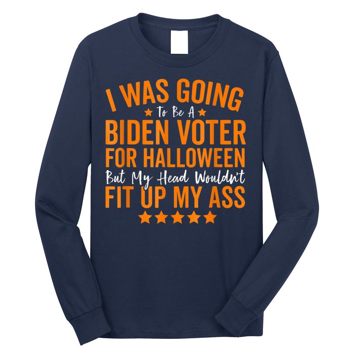 Republicans Voter Anti Joe Biden Halloween Costume Long Sleeve Shirt