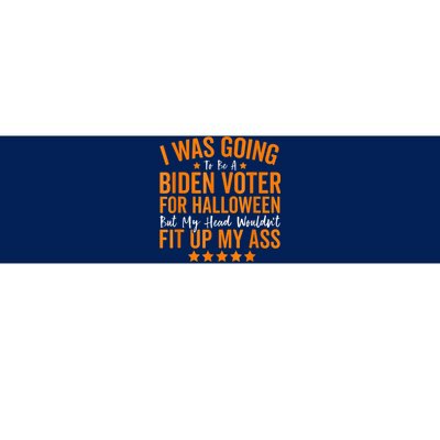 Republicans Voter Anti Joe Biden Halloween Costume Bumper Sticker