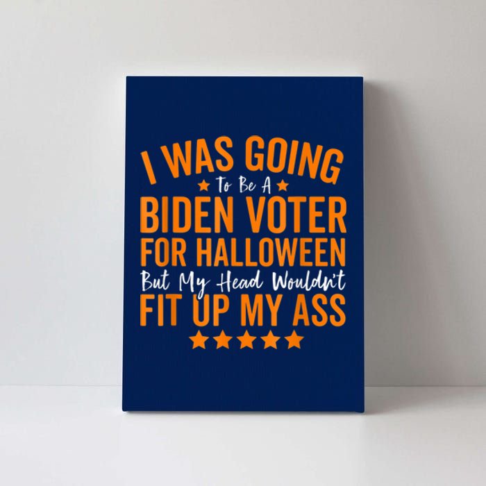 Republicans Voter Anti Joe Biden Halloween Costume Canvas