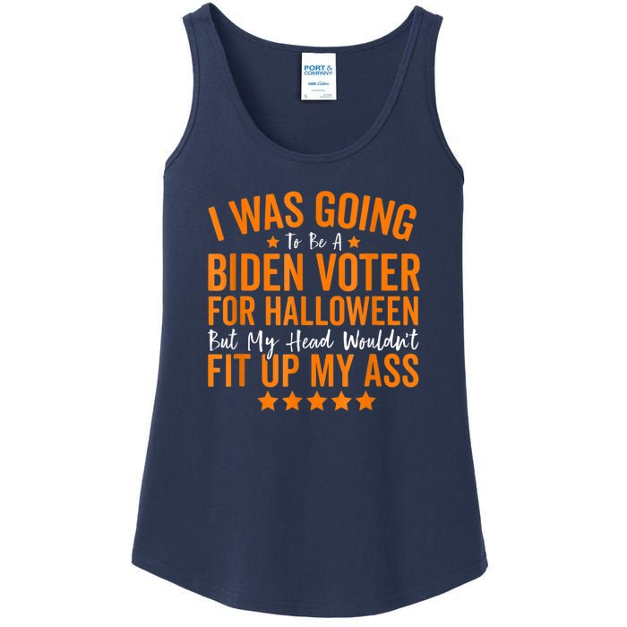 Republicans Voter Anti Joe Biden Halloween Costume Ladies Essential Tank