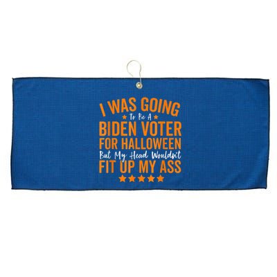 Republicans Voter Anti Joe Biden Halloween Costume Large Microfiber Waffle Golf Towel