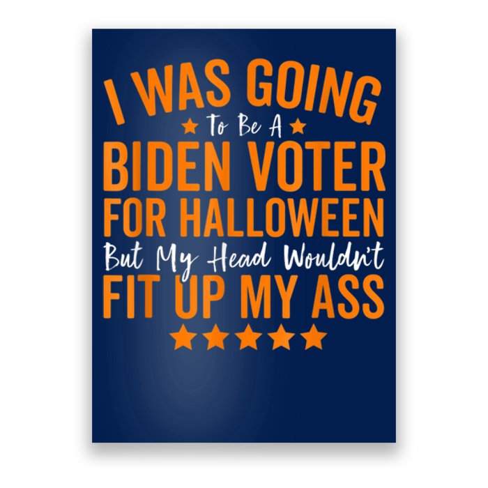 Republicans Voter Anti Joe Biden Halloween Costume Poster