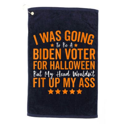 Republicans Voter Anti Joe Biden Halloween Costume Platinum Collection Golf Towel