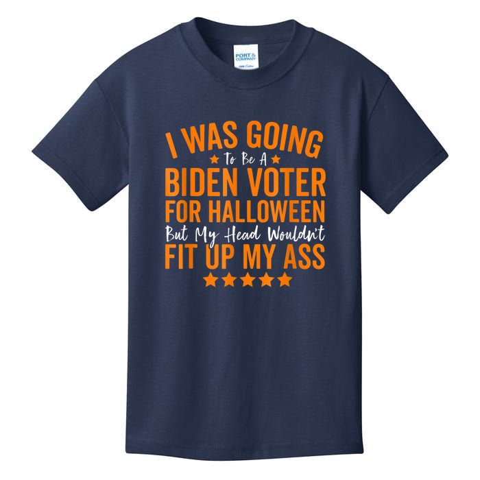 Republicans Voter Anti Joe Biden Halloween Costume Kids T-Shirt