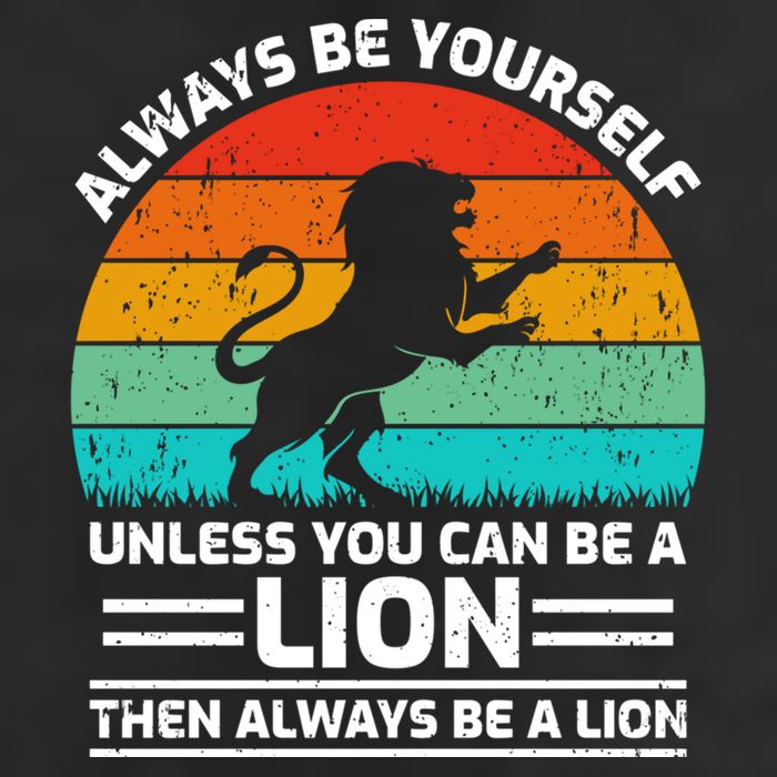 Retro Vintage Always Be Yours Unless You Can Be A Lion Gift Golf Towel