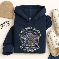 Retro Vintage America Amendment Hoodie