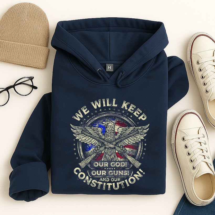 Retro Vintage America Amendment Hoodie