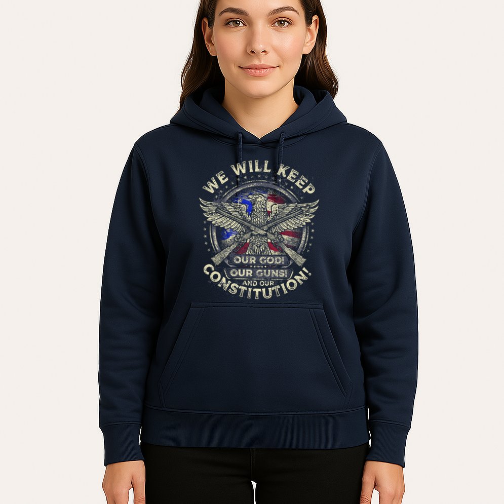 Retro Vintage America Amendment Hoodie