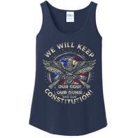 Retro Vintage America Amendment Ladies Essential Tank