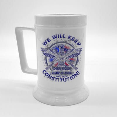 Retro Vintage America Amendment Beer Stein